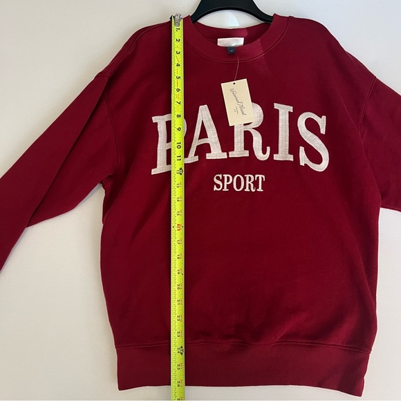 Universal Thread Paris Sport Crewneck Sweatshirt NWT Size XS - Picture 9 of 10